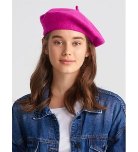 Ressam Bere Trend Şapka French Beret (Fuşya)