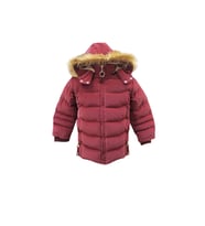 Life For Moda Kız Çocuk İçi Peluş Astarlı Çıkarılabilir Kapüşonlu Su Geçirmez Mont Kaban 3021 (Bordo)