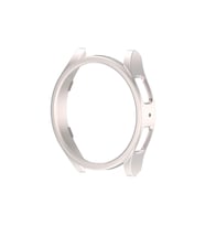 Samsung Galaxy Watch 6 44mm Uyumlu Sert PC Kasa Koruyucu Zore Watch Gard 16 (Bej)