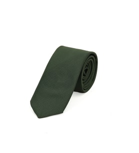 Klasik & Modern Stil Uyumlu Armürlü Erkek Kravat – Özel Gün ve İş Hayatı İçin (Koyu Yeşil)