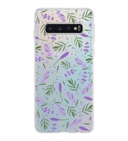 PrintiFy Samsung Galaxy S10 ile Uyumlu 1mm Slim Fit Water Color 3 Baskılı Şeffaf  Kılıf