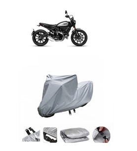 Ducati Scrambler Icon Dark  Gri Motosiklet Brandası ARKA ÇANTA UYUMLU DEĞİLDİR