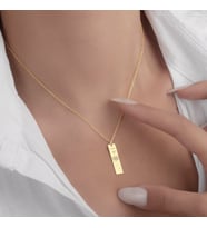 Kişiye Özel 925 Ayar Gümüş Burç Sembolleri Tasarım Kolye (Gold)