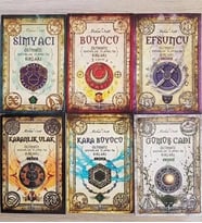 Ölümsüz Nicholas Flamel'in Sırları 6 Kitap Set Simyacı, Büyücü, Efsuncu, Karanlık Ulak, Kara Büyücü, Gümüş Cadı (İKİNCİ EL ÜRÜN)