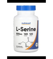 Nutricost, L-Serine, 500 mg, 120 Capsules. Usa 3831 (Renksiz)