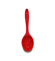 TAMAMI SİLİKON SEVİS KAŞIK Granit desen (Kırmızı)