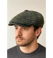 Kışlık Özel Kumaş Yünlü Peaky Blinders Model Dökümlü Unisex Yünlü Kasket Şapka