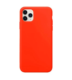 Buff iPhone 11 Pro Max ile Uyumlu Rubber Fit Kılıf Neon Orange (Turuncu)