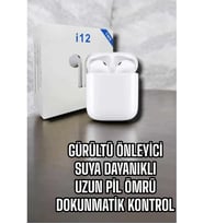 İ12 Bluetooth 5.0 Kablosuz Kulak İçi Kulaklık Beyaz