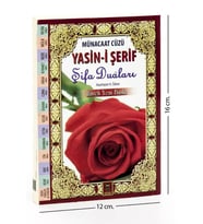 Münacaat Cüzü Yasini Şerif Şifa Duaları Cep Boy Karton Cilt Kitap Kalbi
