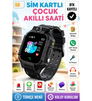 Akıllı Çocuk Saati Uyumlu Sim Kartlı Ve Lbs Konum Özellikli Kayıtlı Sesli Görüşme Canlı Takip