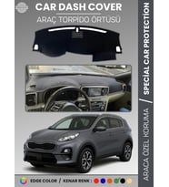 KİA SPORTAGE (2017-2020) Torpido Örtüsü Ön Panel Halı Torpido Koruma Tam Uyum Araca Özel Kaymaz
