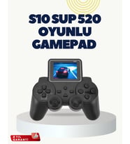 Mey İthalat® Hdmi Destekli S10 Gamepad 520 Oyunlu Tv’Ye Bağlanabilir Atari 2025 Model