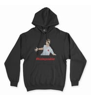 Türkiye Milli Takım Taraftar Siyah Kapşonlu Sweatshirt Hoddie