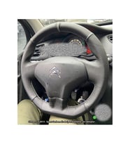 Citroen C3 2012 Araca Özel Direksiyon Kılıfı (NOKTALI KARBON YÜZÜKLÜ)