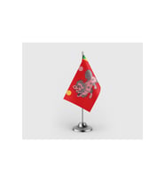 Tibet İmparatorluğu Tekli Saten Masa Bayrağı Seti