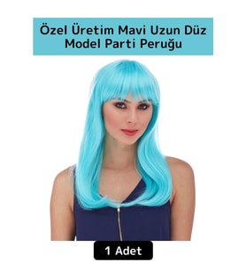 Premium Seri Kolay Çıkarıp Takılan Dayanıklı Eğlenceli Etkinlik Kostüm Cadılar Bayramı Parti Peruğu
