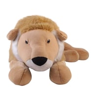 Küçük Yatan Aslan Peluş 100 cm (Koyu Sarı)