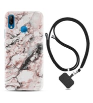 Huawei P20 Lite Mate 10 20 Lite Pro P40 Lite KılıfBoyun Askılı Silikon Colorfull Marble 2 1389