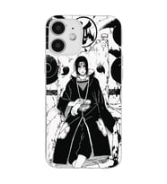 Iphone 12 Uyumlu Itachi Uchiha Tasarımlı Şeffaf Telefon Kılıfı