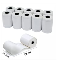 Termal Yazar Kasa Pos Rulosu, Pos kağıdı 56 mm x 12 metre (1 Paket) 10 Adet