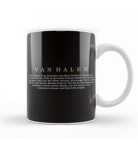 Van Halen Logo 01 Kupa Bardak Porselen