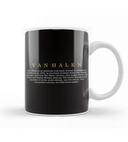 Van Halen Logo 01 Kupa Bardak Porselen