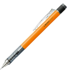 Tombow Mono Graph Neon M.Kurşun Kalem, 0,5Mm Blisterli(1Adet),Neon Turuncu