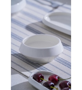 Acar JEA-07391 Rumi Beyaz Porselen 11.5 cm Yuvarlak Kase 6 Adet