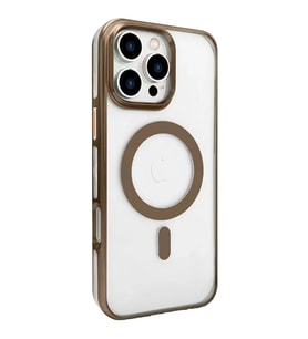 Joko Apple iPhone 16 Pro Gleam PC Sert Magsafe Kılıf - Kahverengi
