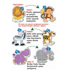 1703 BABY PUZZLE BENİM İLK HAYVANLAR PUZZLEM