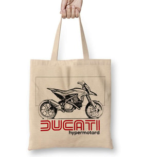 Ducati Hypermotard Bez Çanta Uzun Saplı