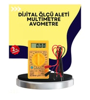Mey İthalat® Çok Fonksiyonlu Dijital Multimetre Elektrik Test Cihazı