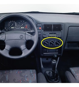 VW Polo Classic 1996-1999 Kalorifer Kumanda Paneli Düğmeleri 6N0819045