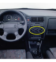 VW Polo Classic 1996-1999 Kalorifer Kumanda Paneli Düğmeleri 6N0819045