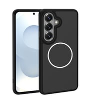 Galaxy S26 Plus Kılıf M-Safe Şarj Özellikli Metal Kamera Çerçeveli Sanremo Silikon Kılıf