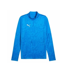 Puma Teamcup Training 1/4 Zip Top Erkek Futbol Uzun Kollu Antrenman Üstü 65916402 Beyaz