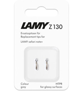 Lamy Safari Note+ Yedek Uç Gri (2 Adet) – Değiştirilebilir Lamy Z130 Uç - Stylus Kalem Uçları Apple