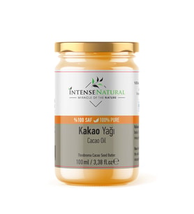 Kakao Çekirdeği Yağı Soğuk Sıkım 100 ml %100 Saf ve Doğal Cacao Butter Oil