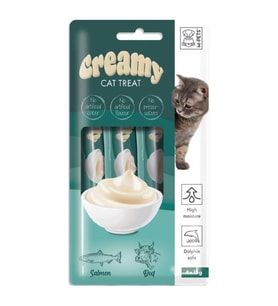 M-PETS CREAMY SOMON BALIKLI BİFTEKLİ KEDİ ÖDÜLÜ