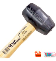 Sait Demirci Lastik Tokmak Ahşap Saplı Çekiç 60 MM