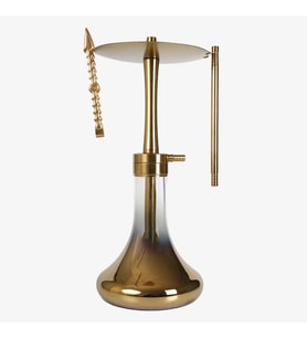 BALLI 2 Titanyum Gold hookah Takımı