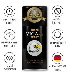 1 KUTU VİGA 50000 YÜKSEK KALİTE ERKEK GEÇİKTİRİCİ SPREY - %100 ORJİNAL FATURALI PREMİUM ÜRÜN - ÇOK KULLANIMLIK ERKEK GEÇİKTİRİCİ KREM ÇEŞİTLERİ
