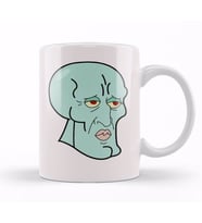 Handsome Squidward Kupa Bardak Porselen