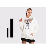 BK Gift Espirili Mini Vücutlar Serisi Kadın Beyaz Sweatshirt, Arkadaşa Hediye, Doğum Günü Hediyesi, Sevgili Hediyesi-9