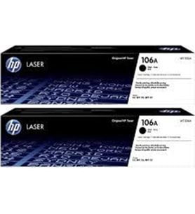 Hp 106a Siyah Toner W1106a 2 Adet Avantajlı Fiyat