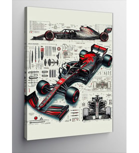 Kanvas Tablo Formula 1 Detayları