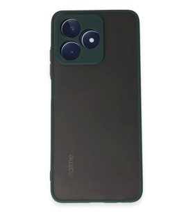 Newface Realme C53 Kılıf Montreal Silikon Kapak - Yeşil