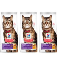 Hills Feline Sensitive Skin Tavuklu Yetişkin Kuru Kedi Maması 1,5 Kg 3 Adet