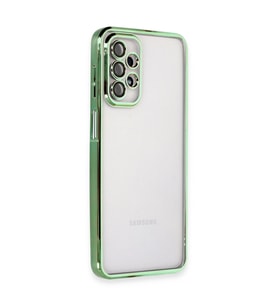 Samsung Galaxy A23 4g Kılıf Kamera Korumalı Lensli Silikon - Yeşil